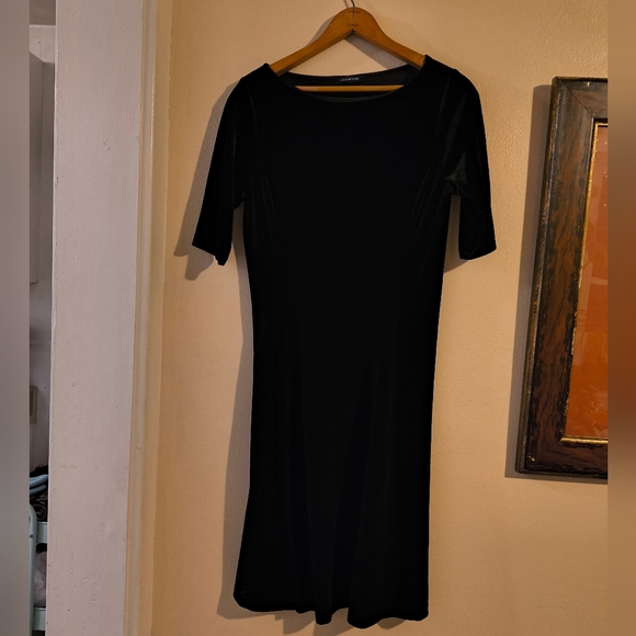 🌷 3 for $20 🌷 Vintage 90s black velvet midi dress - Picture 7 of 7